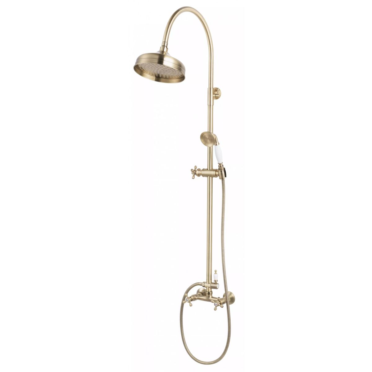 FDesign Lacrima set de duș cu baterie dus perete FD1-LRA-7SET1-66