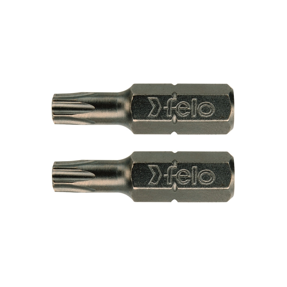 Set 2 biti Industriali profil Torx, Felo, C6.3, TX20, 25mm
