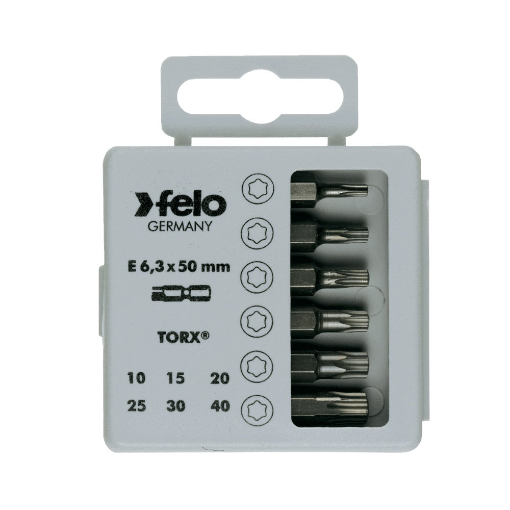 Cumpara acum Set Profi Bit Box - 6 Biti Industriali TORX - Lungime 50mm, Felo de la Mesterul Minune