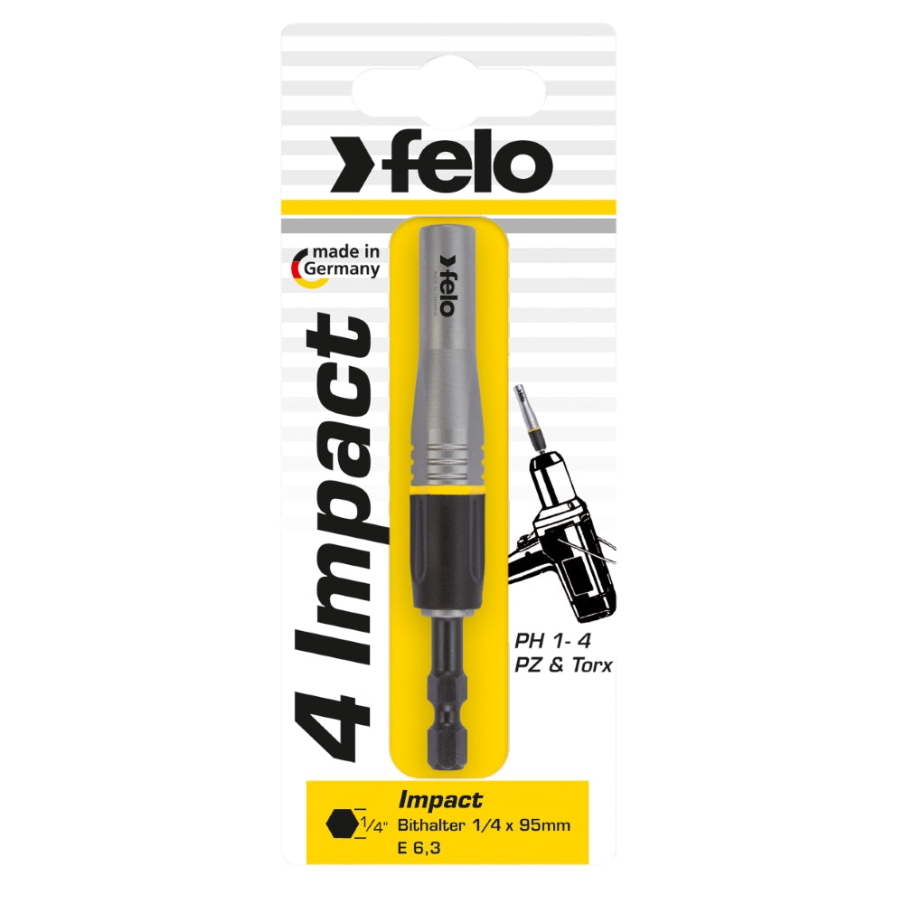 Adaptor portbit IMPACT, Felo, prindere E6.3, 95mm, Blister