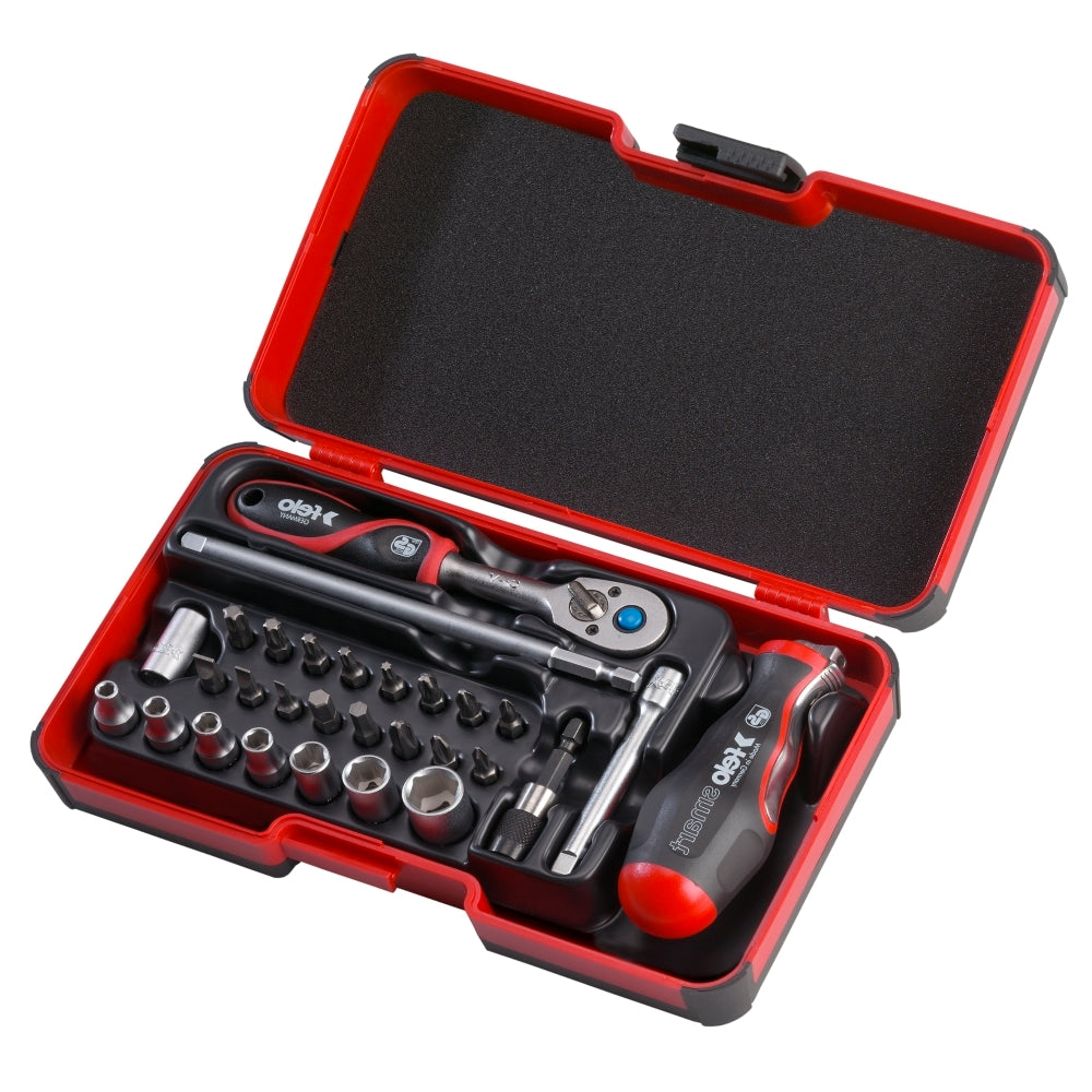 Cumpara acum Trusa compacta Felo SMART II, 1/4", 29 piese, Felo 06081506 de la Mesterul Minune