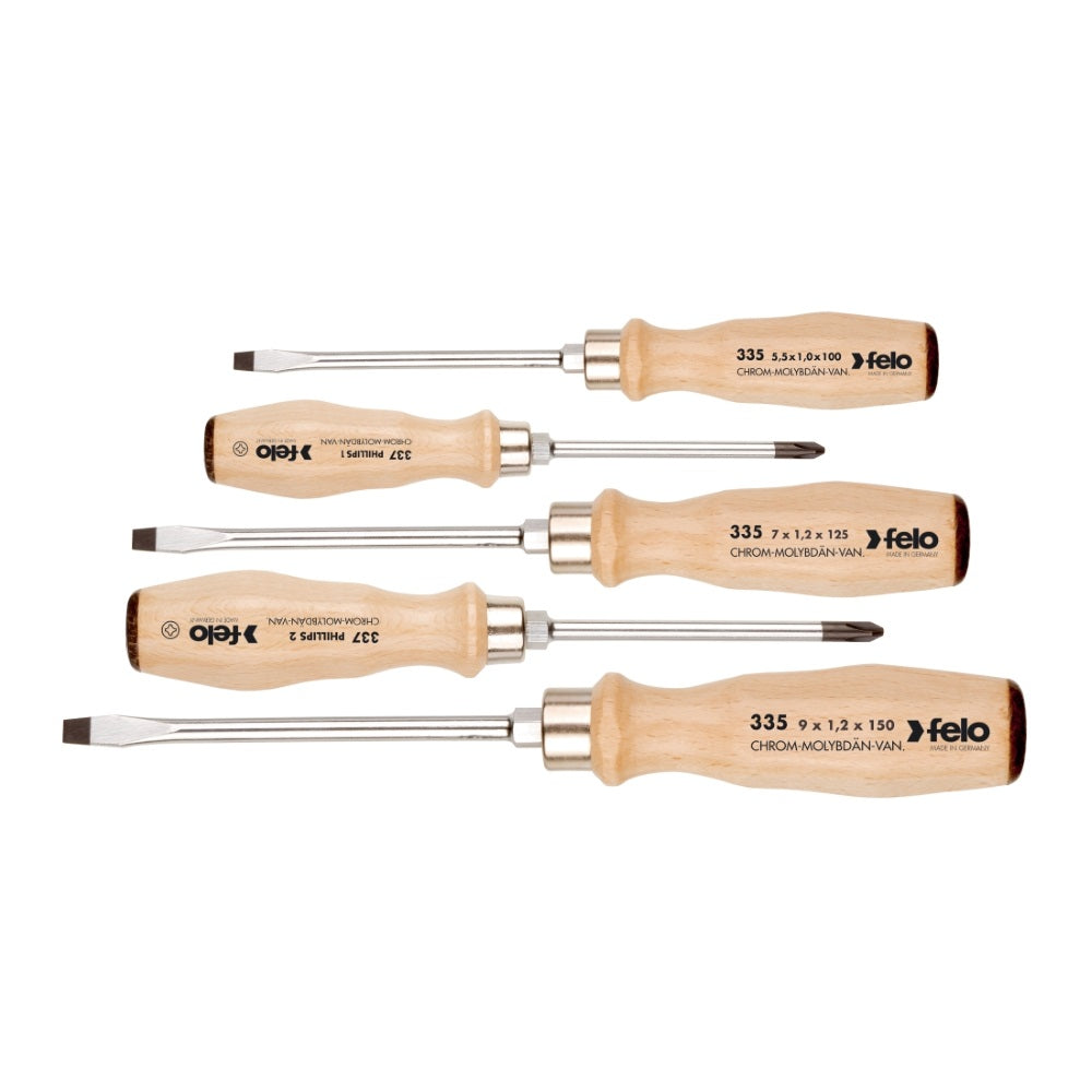 Cumpara acum Set surubelnite 330 Traditional, Drepte si PH, Felo, 5 piese, Felo de la Mesterul Minune