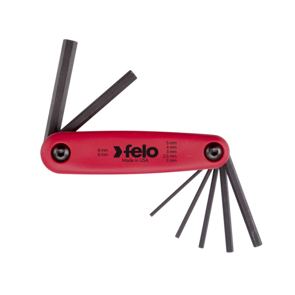 Felo 34500701, Set 7 chei HEX de buzunar, HEX 2.0-8.0mm