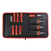 Trusa de surubelnite izolate VDE, Felo E-SLIM, 11 piese 