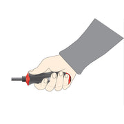 Surubelnita FELO mecanica, Seria FRICO, varf drept 8.0x1.2