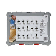 Mixed Router Bit Set Bosch 15pcs