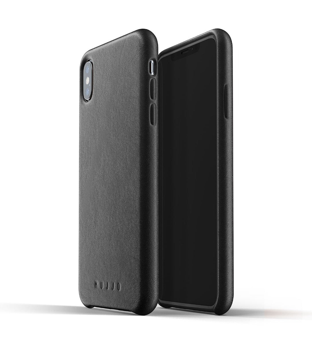 Cumpara Husa de protectie Mujjo pentru iPhone XS Max, Piele, Negru de la Mesterul Minune