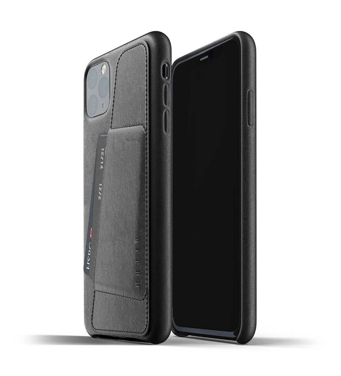 Cumpara Husa de protectie Mujjo tip portofel pentru iPhone 11 Pro Max, Piele, Negru de la Mesterul Minune