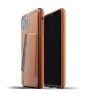 Cumpara Husa de protectie Mujjo tip portofel pentru iPhone 11 Pro Max, Piele, Tan de la Mesterul Minune