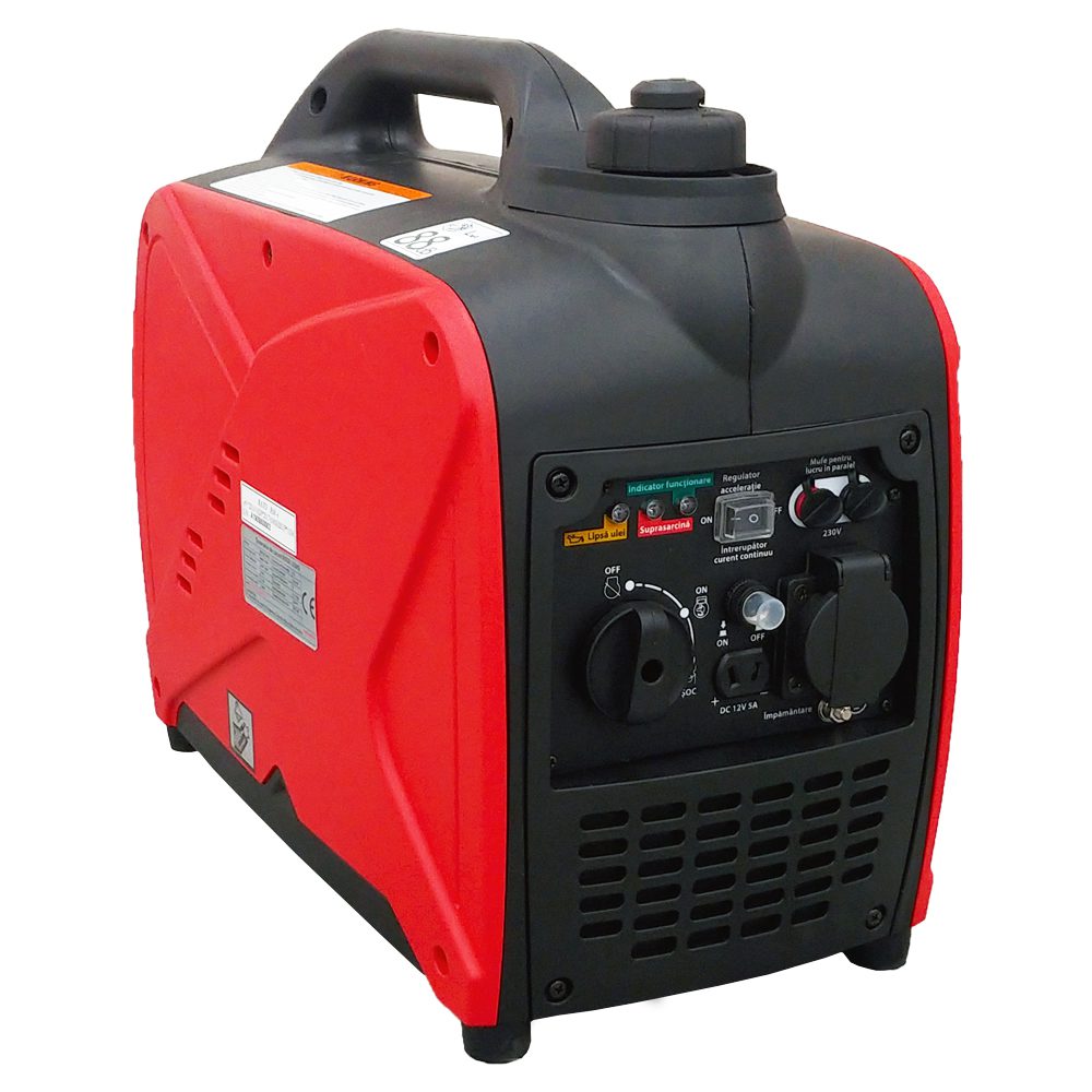 Cumpara Generator de Curent Rotakt ROGE1250IS Tip Inverter, 1.1 KW, Priză 220V, Iesire 12V, Autonomie 4 ore de la Mesterul Minune