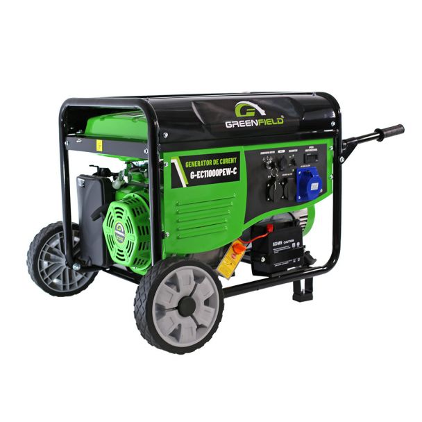 Generator de curent pe benzina Greenfield G-EC11000PEW-C, portabil,