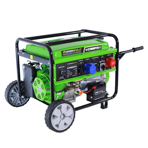 Generator de curent pe benzina Greenfield G-EC11000PEW3-C, portabil,