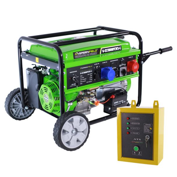 Generator de curent pe benzina Greenfield G-EC11000PEW3-C+ATS_11000,