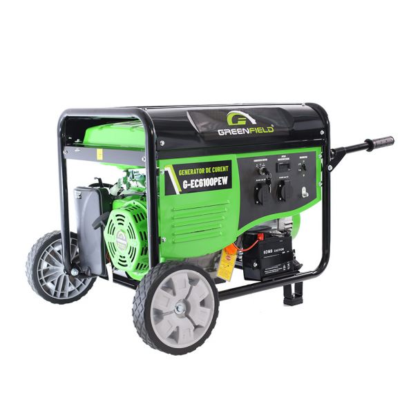 Generator de curent pe benzina Greenfield G-EC6100PEW, portabil,