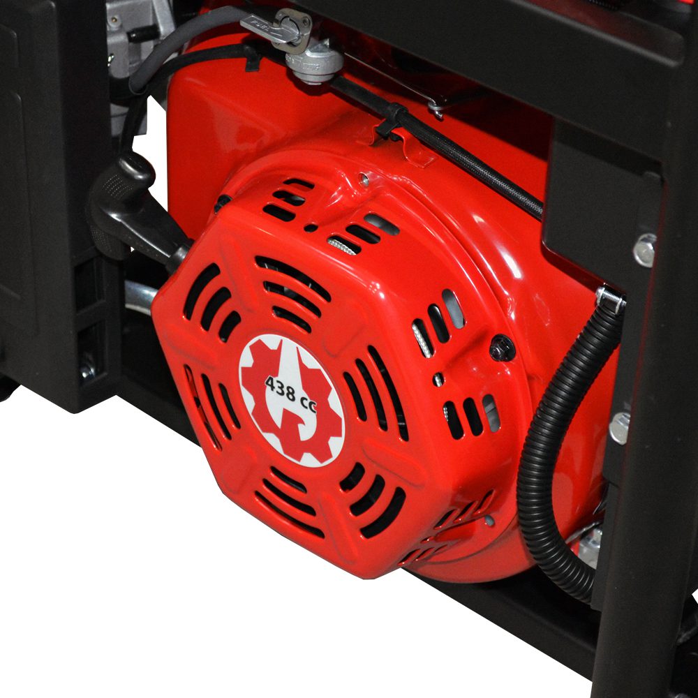 Cumpara Generator De Curent Pe Benzină Rotakt ROGE7000T 6.8 kW, Trifazic, AVR, Voltmetru, Ieșire De 12V, Consum 3,12 l/h de la Mesterul Minune