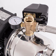 Hidrofor cu pompa autoamorsanta Wasserkonig IL558250, inox, putere 1300 W, debit 4920 l/h, inaltime refulare 55 m, vas de expansiune 50 litri
