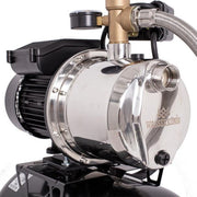 Hidrofor cu pompa autoamorsanta Wasserkonig IL558225, corp inox, putere 1300 W, 9 m, debit 4920 l/h, inaltime refulare 55 m, vas de expansiune 24 litri