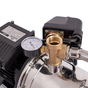 Hidrofor cu pompa autoamorsanta Wasserkonig IL558225, corp inox, putere 1300 W, 9 m, debit 4920 l/h, inaltime refulare 55 m, vas de expansiune 24 litri