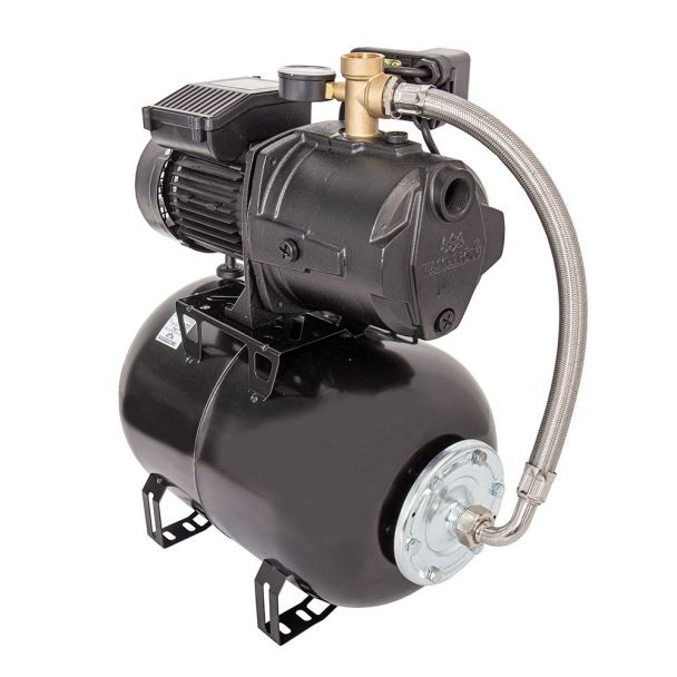 Hidrofor cu pompa autoamorsanta Wasserkonig WSK4143-25, fonta, putere 950 W, debit 4140 l/h, inaltime refulare 43 m, vas de expansiune 24 litri