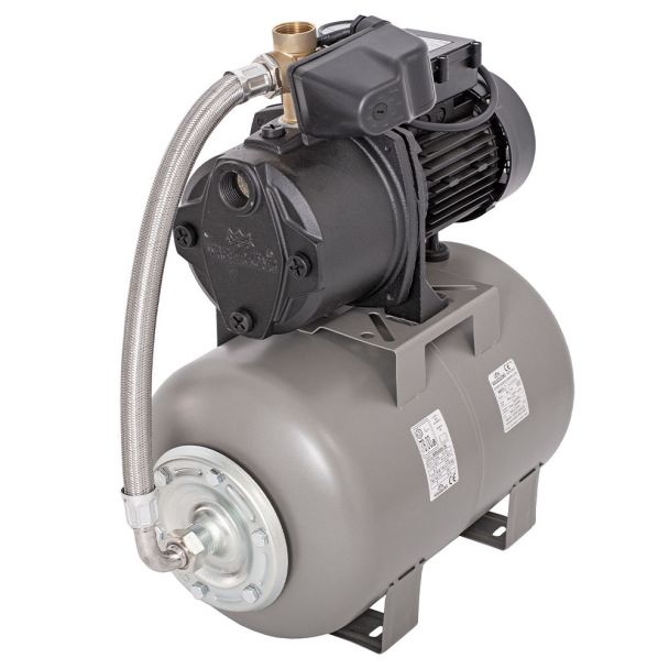 Hidrofor cu pompa autoamorsanta Wasserkonig WSK4355-25, putere 1150 W, debit 4320 l/h, inaltime refulare 55 m, vas de expansiune 24 litri