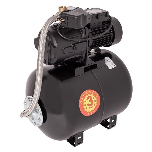 Hidrofor cu pompa autoamorsanta Wasserkonig WSK5357-50, fonta, putere 1400 W, debit 5280 l/h, inaltime refulare 57 m, vas de expansiune 50 litri