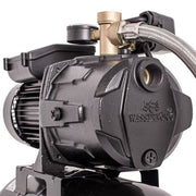 Hidrofor cu pompa autoamorsanta Wasserkonig WSK5357-25, fonta, negru, putere 1400 W, debit 5280 l/h, inaltime refulare 57 m, vas de expansiune 24 litri