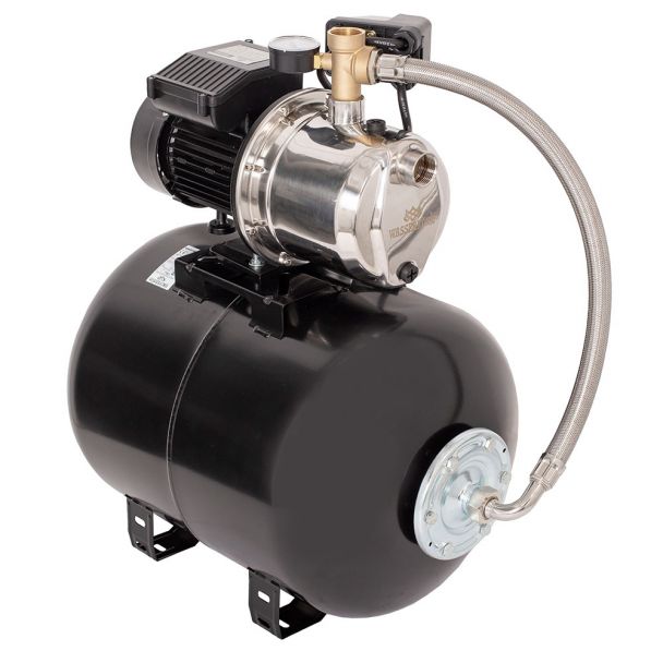 Hidrofor cu pompa autoamorsanta Wasserkonig WSKX4048-50, putere 1000 W, 9 m, inox debit 4020 l/h, inaltime refulare 48 m, vas de expansiune 50 litri