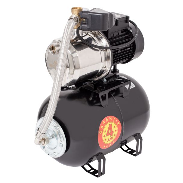 Hidrofor cu pompa autoamorsanta Wasserkonig WSKX4449-25, putere 1050 W, 9 m, debit 4440 l/h, inaltime refulare 49 m, vas de expansiune 24 litri