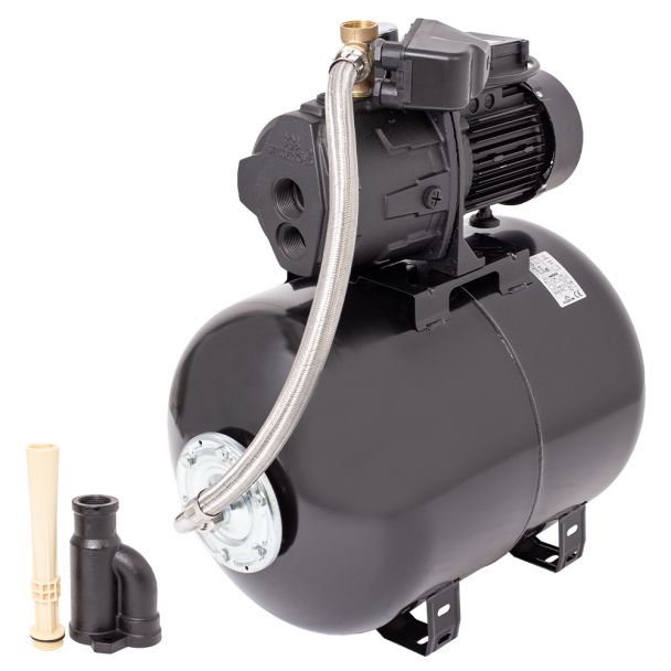 Hidrofor cu pompa de mare adancime Wasserkonig FA425250, putere 950 W, debit 3120 l/h, inaltime refulare 42 m, aspiratie 25 m, vas de expansiune 50 litri