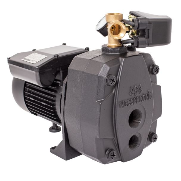 Hidrofor cu pompa de mare adancime Wasserkonig FA684825, putere 1500 W, debit 2880 l/h, inaltime refulare 68 m, aspiratie 40 m, vas de expansiune 24 litri