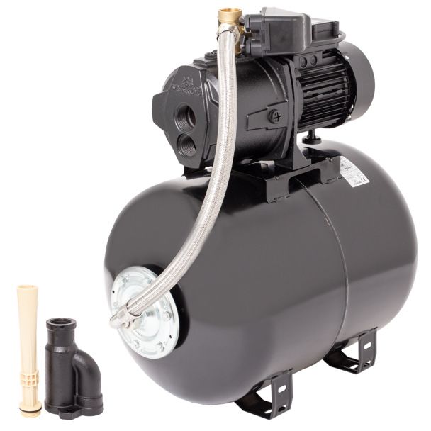 Hidrofor cu pompa de mare adancime Wasserkonig WSK3240-50, putere 920 W, debit 3180 l/h, inaltime refulare 40 m, aspiratie 25 m, vas de expansiune 50 litri