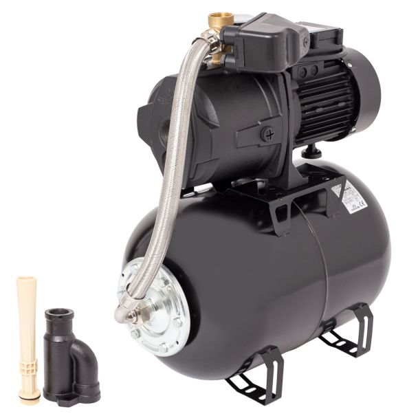 Hidrofor cu pompa de mare adancime Wasserkonig WSK3240-25, putere 920 W, debit 3180 l/h, inaltime refulare 40 m, aspiratie 25 m, vas de expansiune 24 litri