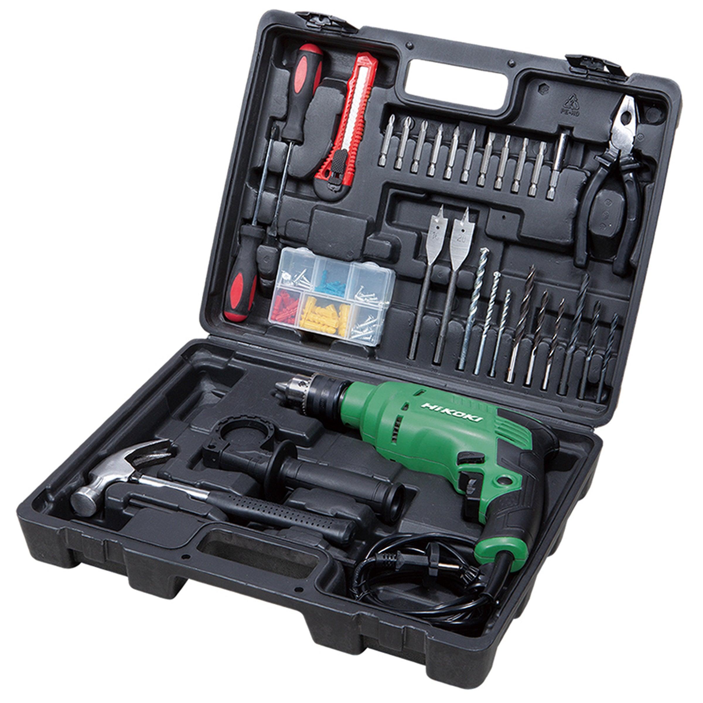 Hikoki 13mm (1/2") 550W Keyed Impact Drill | Model : H-DV13VST