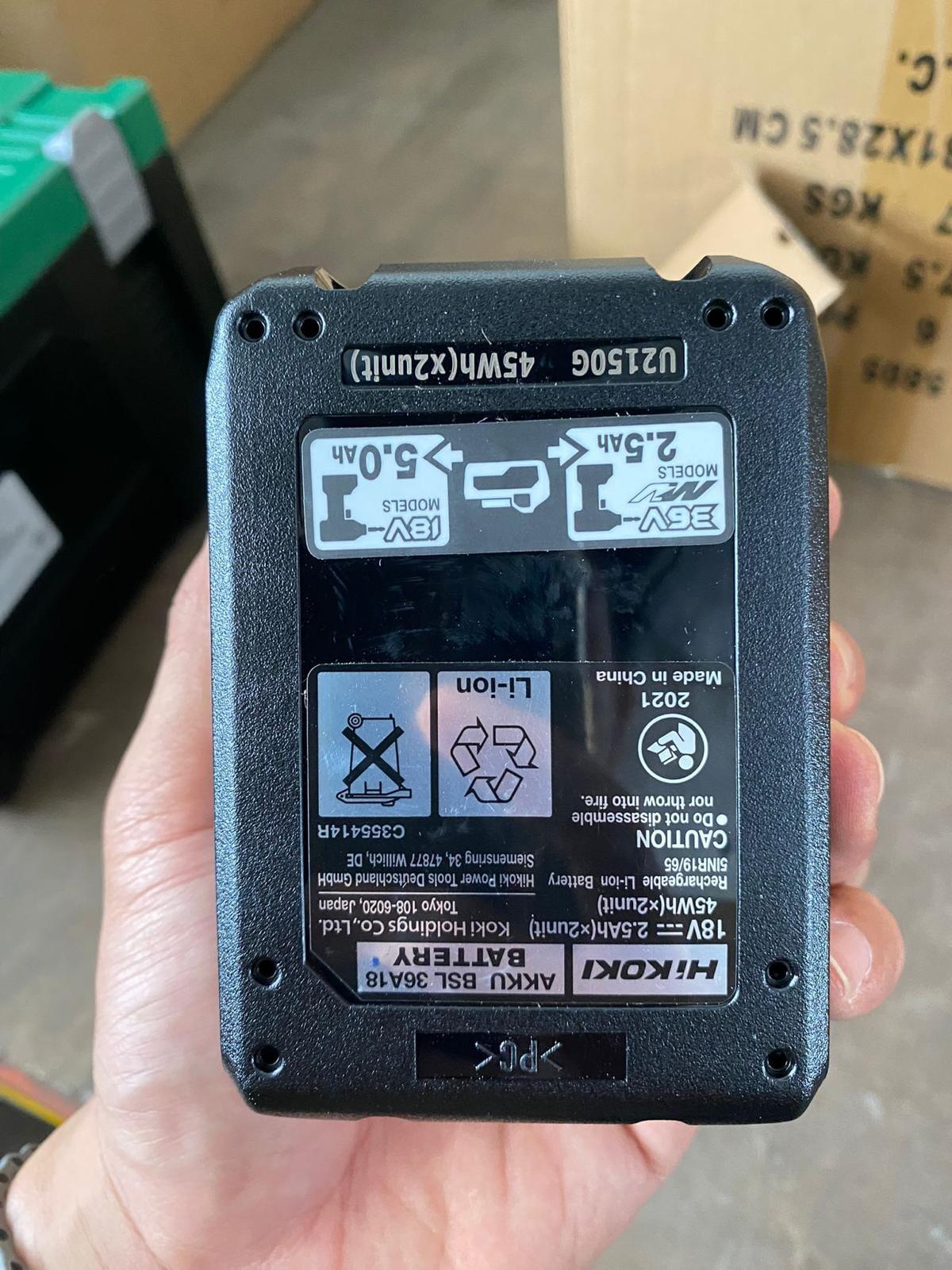 Hikoki 36V Multi Volt Cordless Combo Rotary Hammer DH3628DA +Impact Driver Drill DV36DC | Model : H-C2-DH3628DA-C