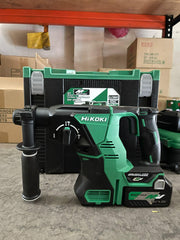 Hikoki 36V Multi Volt Cordless Rotary Hammer Dh36Dpa +Dv36Da | Model : H-DH36DPA-C