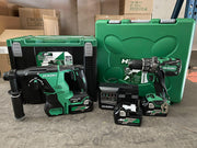 Hikoki 36V Multi Volt Cordless Rotary Hammer Dh36Dpa +Dv36Da | Model : H-DH36DPA-C