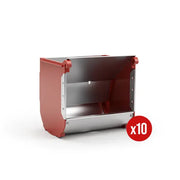 Hranitoare iepuri 12 cm (set 10 buc)