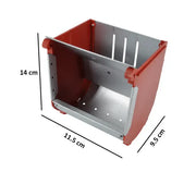 Hranitoare iepuri 15 cm (set 10 buc)