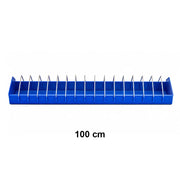Hrănitoare pentru pui și păsări de curte 100 cm, albastru