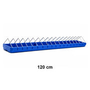Hrănitoare pentru pui și păsări de curte 120 cm, albastru