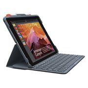 Cumpara Husa cu tastatura Logitech Slim Folio pentru iPad (gen 7,8,9), Black de la Mesterul Minune