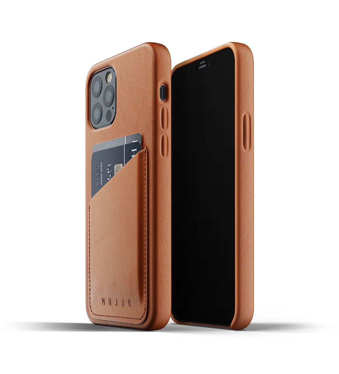 Cumpara Husa de protectie Mujjo tip portofel pentru iPhone 12 / iPhone 12 Pro, Tan de la Mesterul Minune