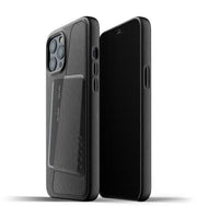 Cumpara Husa de protectie Mujjo tip portofel pentru iPhone 12 Pro Max, Piele, Negru de la Mesterul Minune