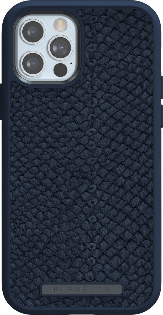 Cumpara Husa de protectie Njord pentru iPhone 12 / iPhone 12 Pro, Piele, Albastru de la Mesterul Minune