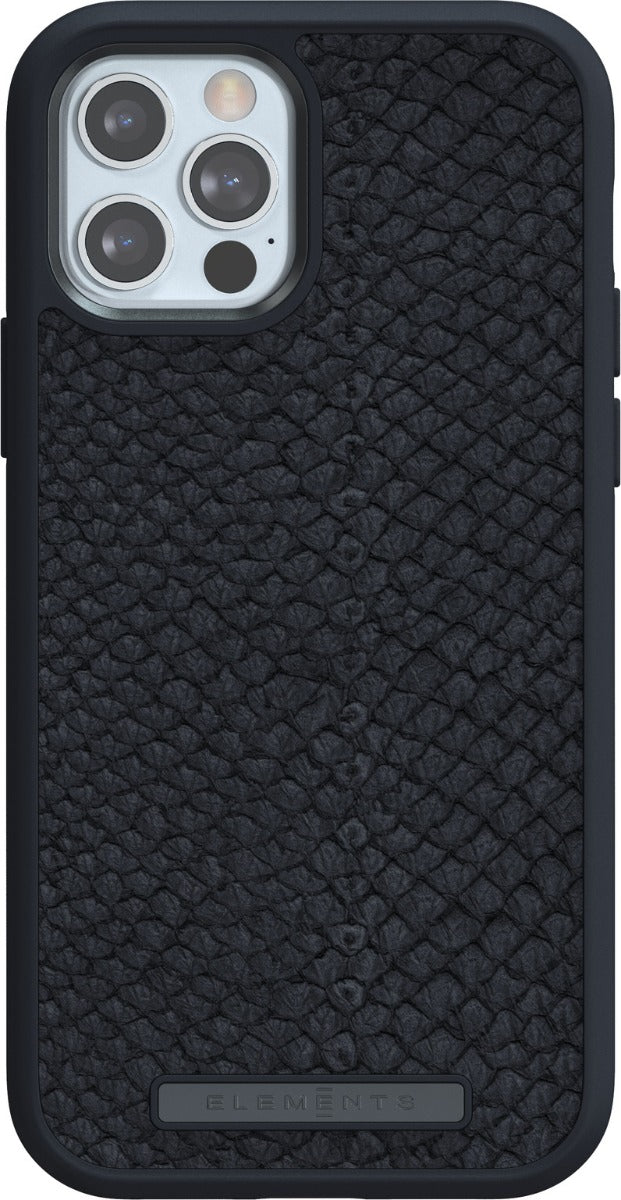 Cumpara Husa de protectie Njord pentru iPhone 12 / iPhone 12 Pro, Piele, Negru de la Mesterul Minune