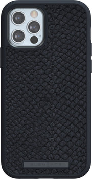 Cumpara Husa de protectie Njord pentru iPhone 12 / iPhone 12 Pro, Piele, Negru de la Mesterul Minune