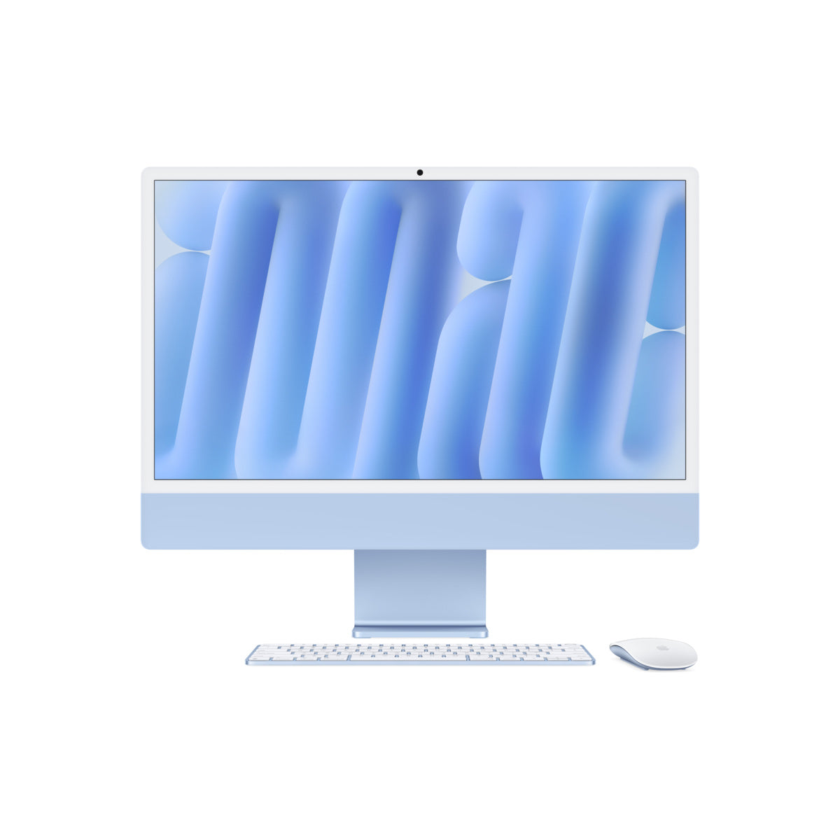 Cumpara iMac 24" cu procesor Apple M4, 24", Retina 4.5K, 10 nuclee CPU si 10 nuclee GPU, 16GB, 256GB SSD, Albastru de la Mesterul Minune