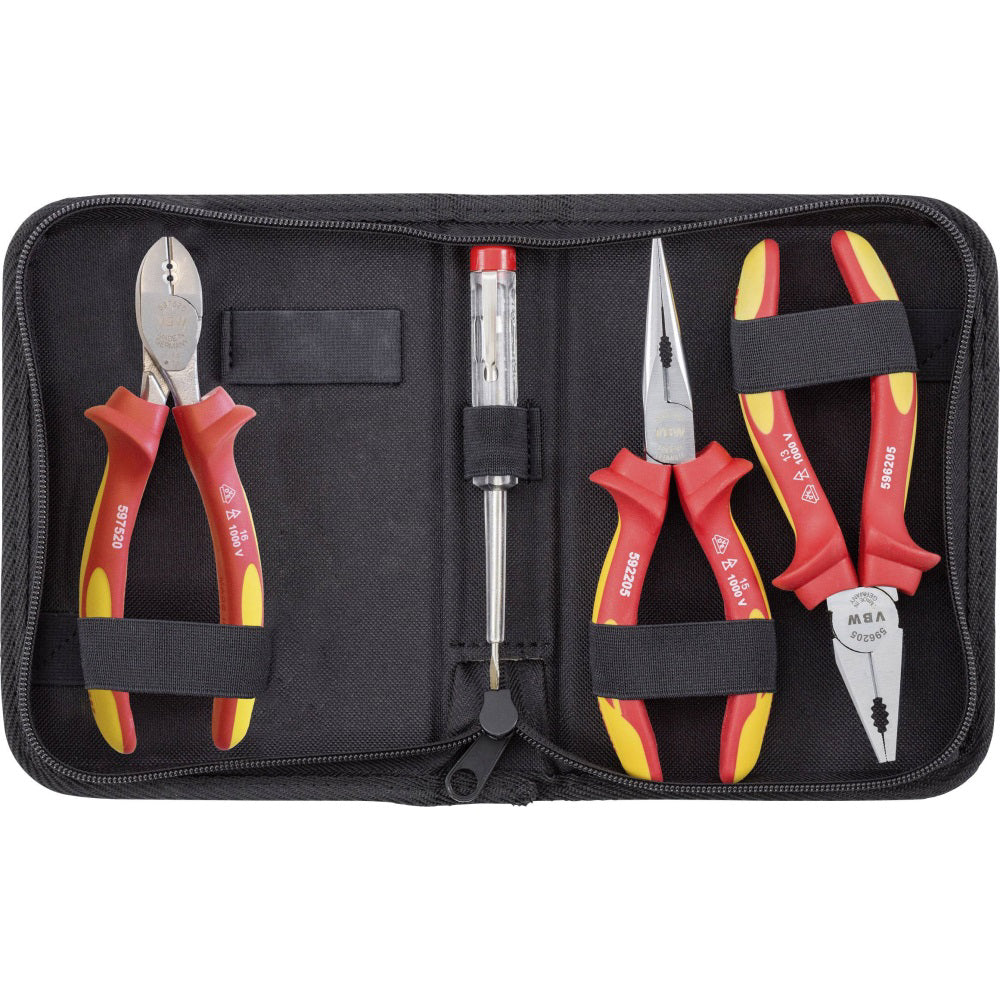 Cumpara acum Set de 3 clesti VDE + tester de tensiune, VBW 860110 de la Mesterul Minune