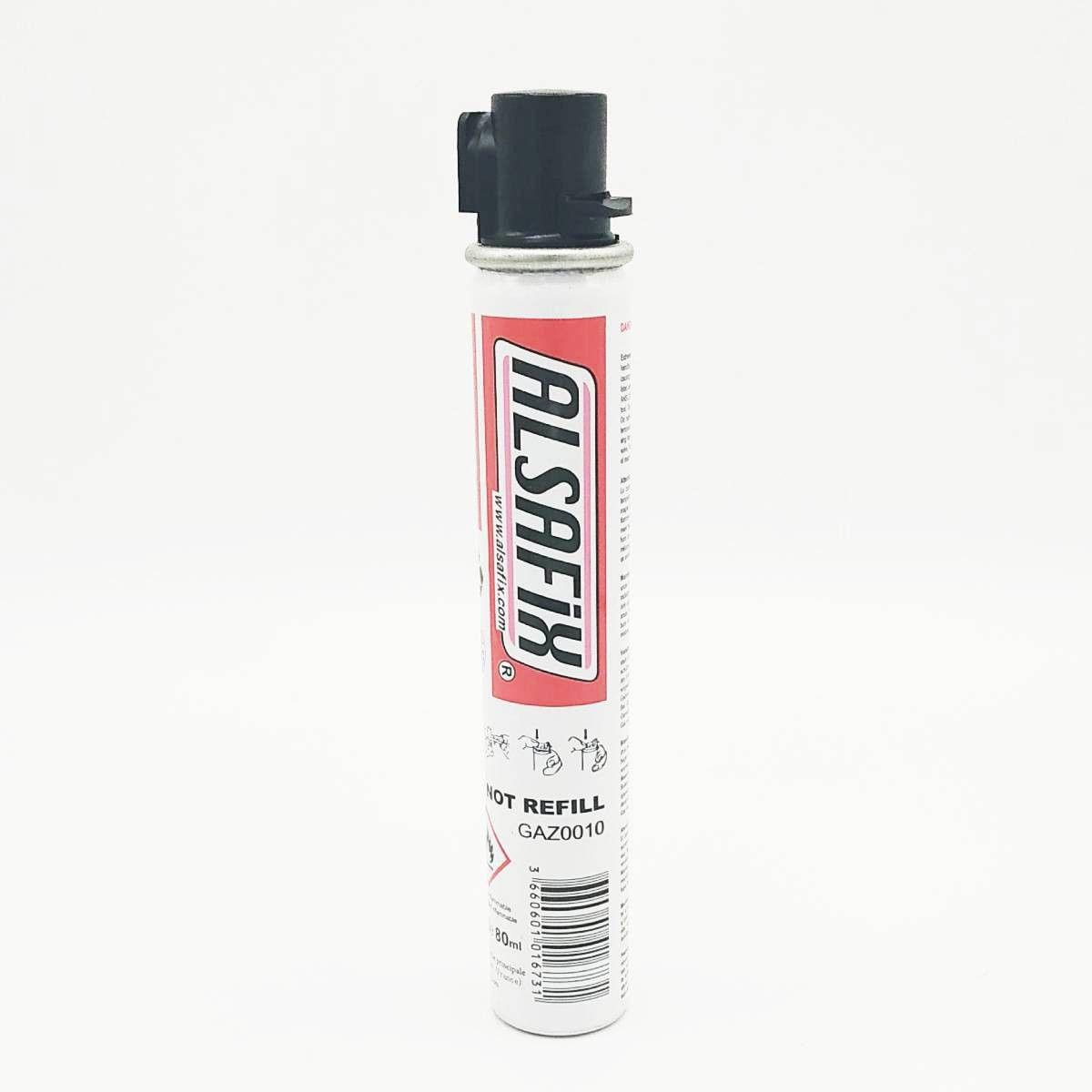 Tub de gaz 80 ml pentru mașini de bătut cuie, Alsafix