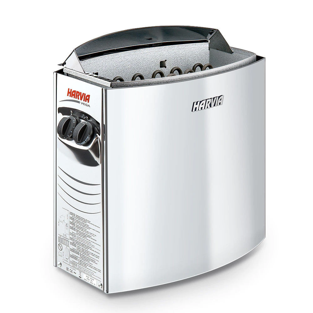 Soba sauna, incalzitor electric sauna Harvia Vega BC60/BC 60 Inox, 6kW, comanda incorporata
